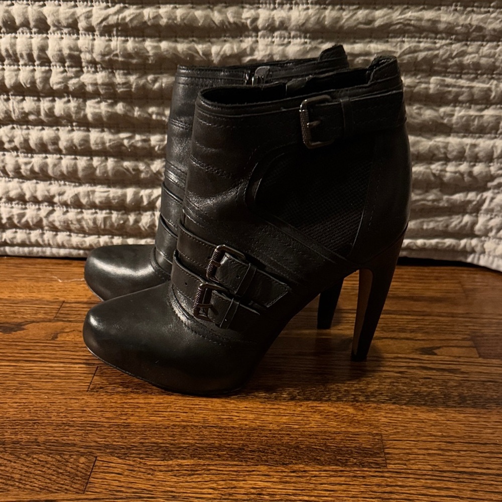 Sam Edelman Black Heeled Boots